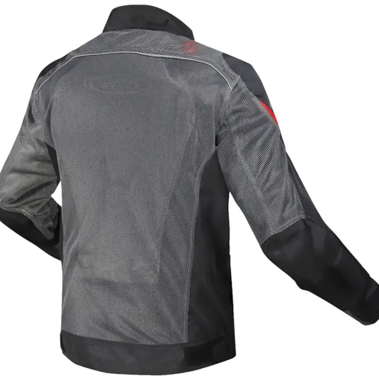 Giacca In Tessuto Ls2 Airy Evo Grigio Nero Rosso