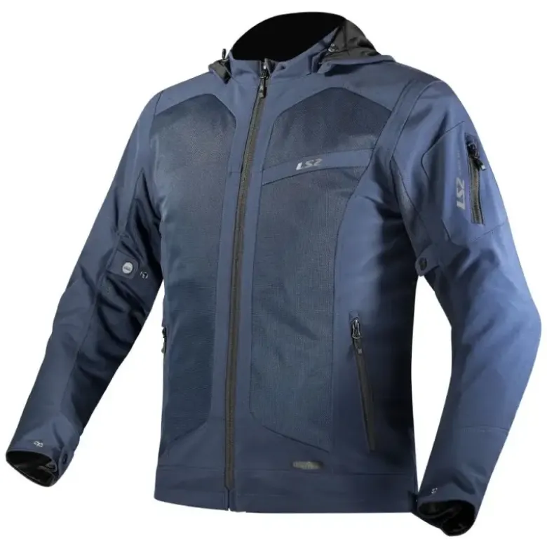 Giacca in Tessuto Ls2 Bolton Air Blu Scuro
