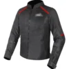 Giacca in Tessuto Ls2 Breeze Nero Rosso