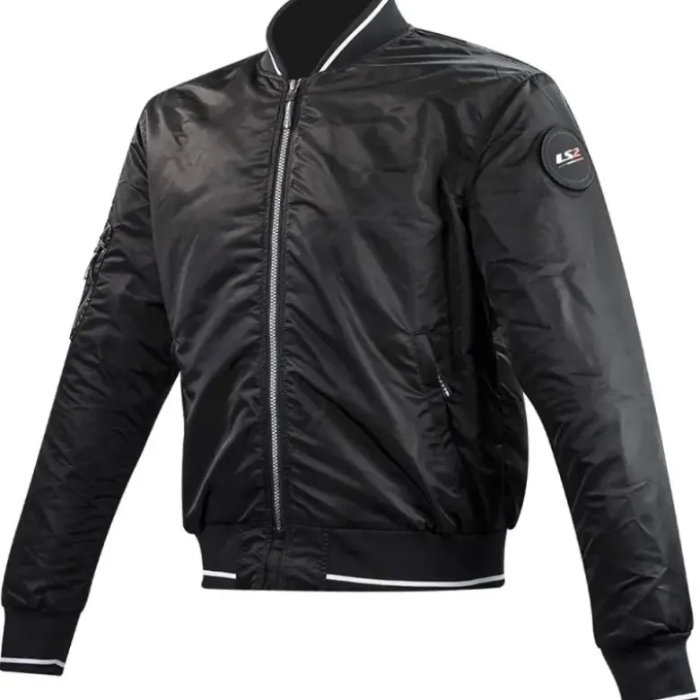 Giacca In Tessuto Ls2 Brighton Nero