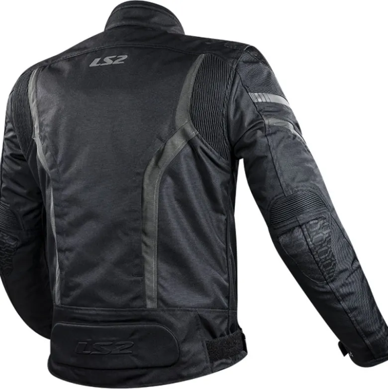 Giacca in Tessuto Ls2 Gate Nero Grigio Scuro