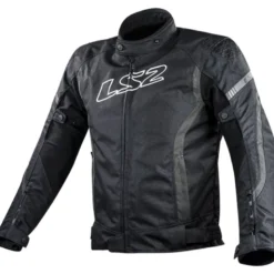 Giacca in Tessuto Ls2 Gate Nero Grigio Scuro