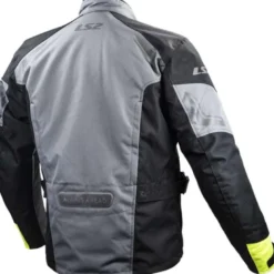 Giacca in Tessuto Ls2 Phase Grigio Nero Giallo