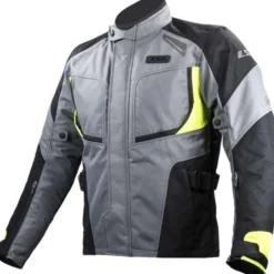 Giacca in Tessuto Ls2 Phase Grigio Nero Giallo