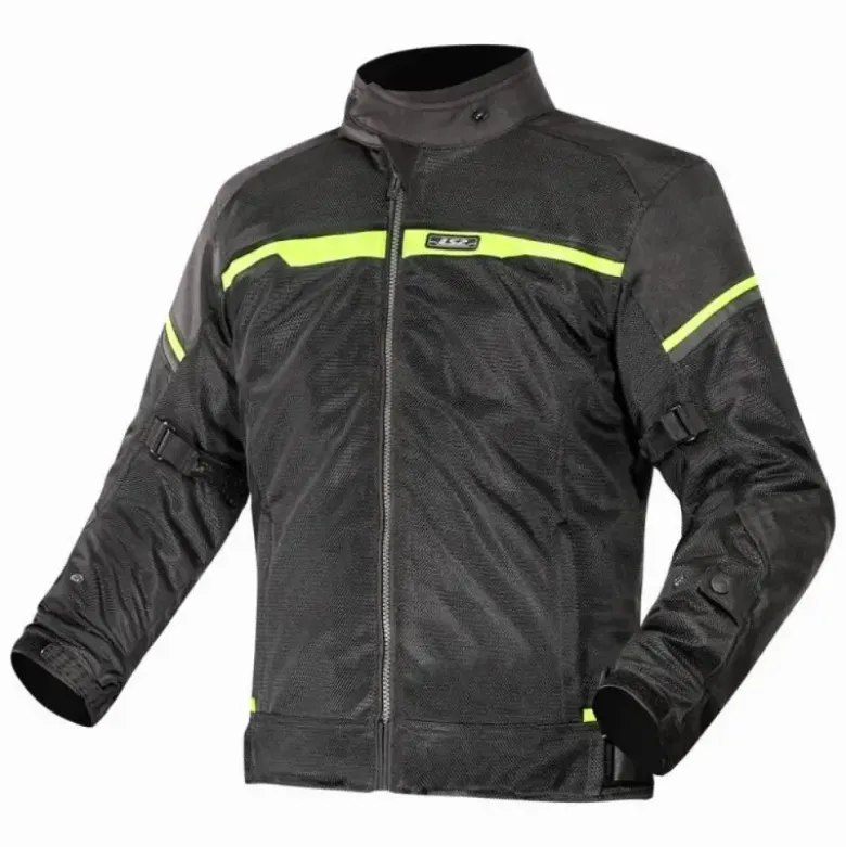 Giacca In Tessuto LS2 Riva Nero Neon Giallo