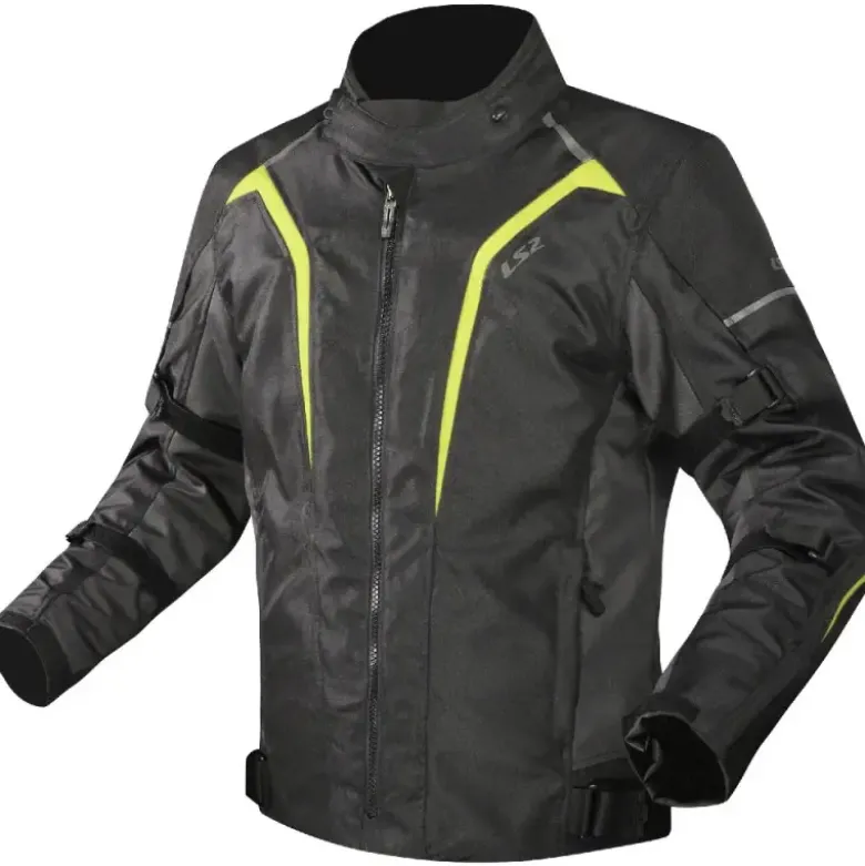 Giacca In Tessuto LS2 Sepang Nero Grigio Giallo Fluo