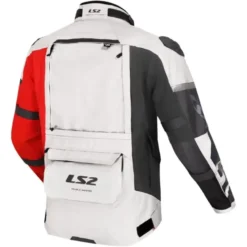 Giacca In Tessuto Ls2 X-Master Nero Grigio Rosso
