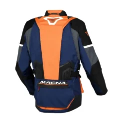 Giacca In Tessuto Macna Domane Blu Arancio