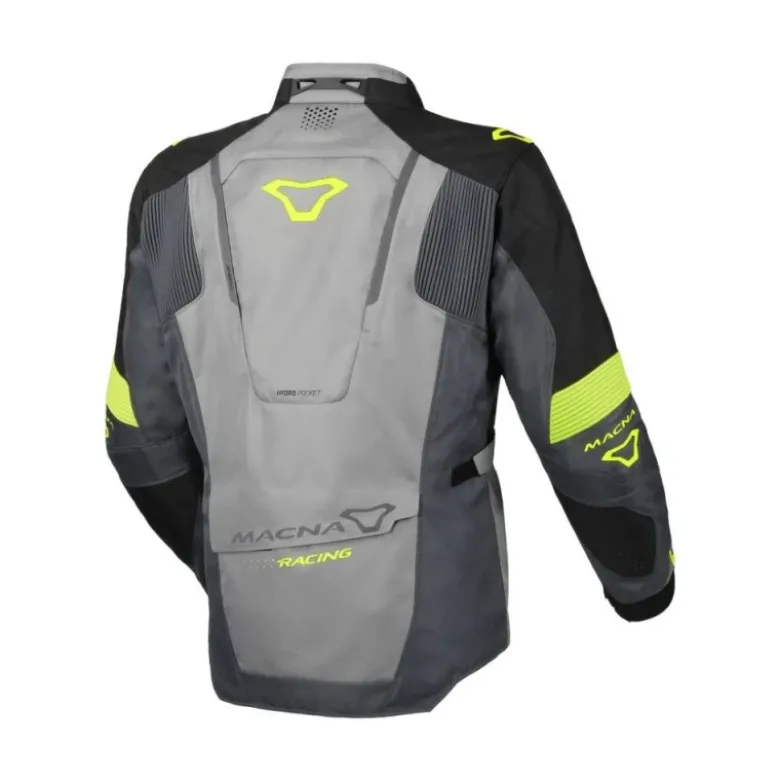 Giacca In Tessuto Macna Notch Grigio Giallo