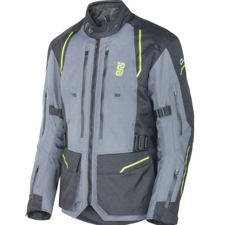 Giacca in Tessuto OJ Endurance Grigio Nero Giallo
