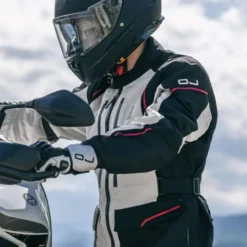 Giacca in Tessuto OJ Endurance Nero Rosso Ghiaccio