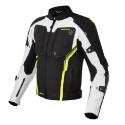 Giacca In Tessuto Rebelhorn Borg Nero Grigio Giallo Fluo