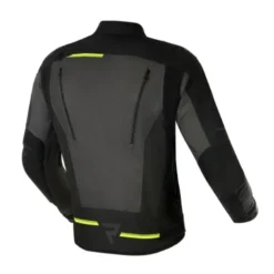 Giacca In Tessuto Rebelhorn Borg Nero Grigio Scuro Giallo Fluo