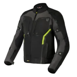 Giacca In Tessuto Rebelhorn Borg Nero Grigio Scuro Giallo Fluo