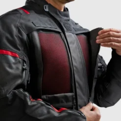 Giacca In Tessuto Rebelhorn Cubby V Nero Antracite Rosso