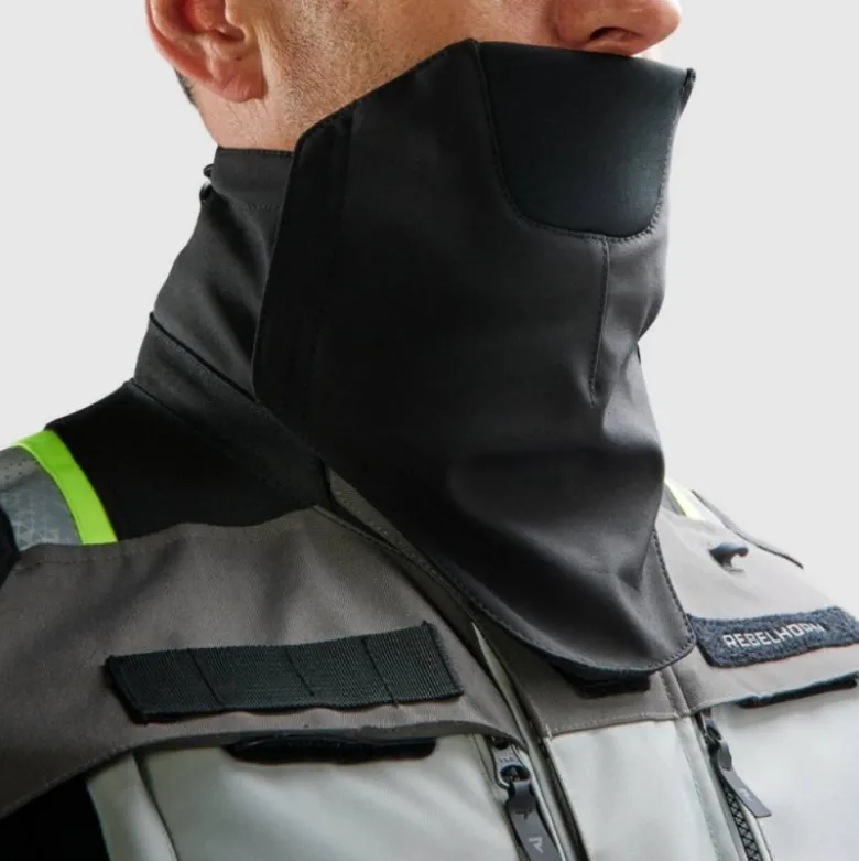 Giacca In Tessuto Rebelhorn Cubby V Nero Grigio Giallo Fluo