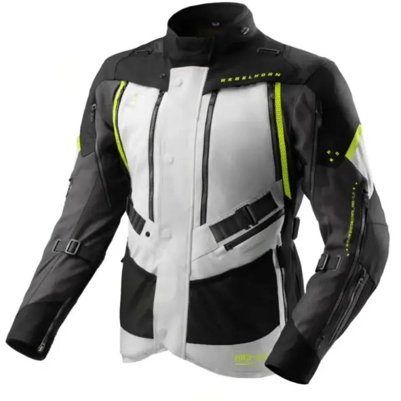 Giacca In Tessuto Rebelhorn Hardy 3.0 Nero Grigio Giallo Fluo