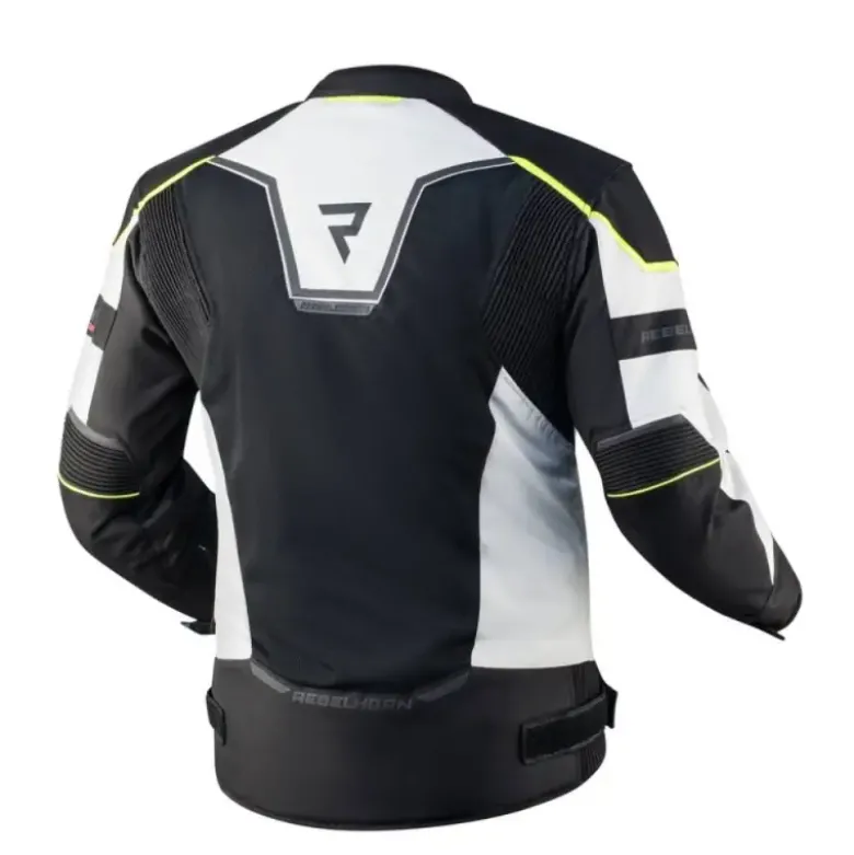 Giacca In Tessuto Rebelhorn HiFlow IV Nero Argento Giallo Fluo