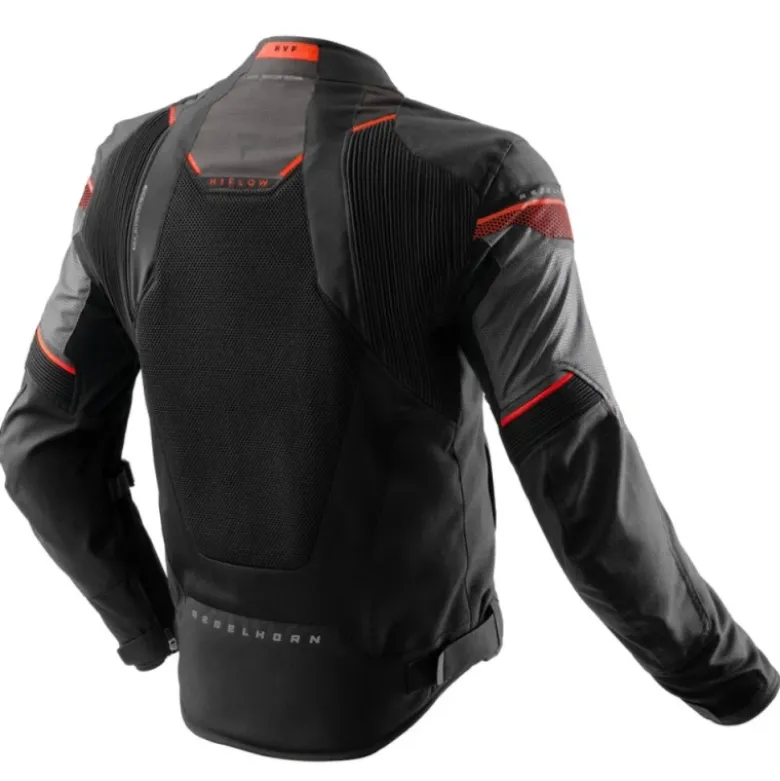 Giacca In Tessuto Rebelhorn HiFlow V Nero Grigio Rosso