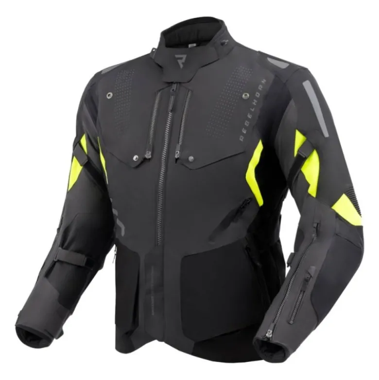 Giacca In Tessuto Rebelhorn Hiker IV Nero Antracite Giallo Fluo