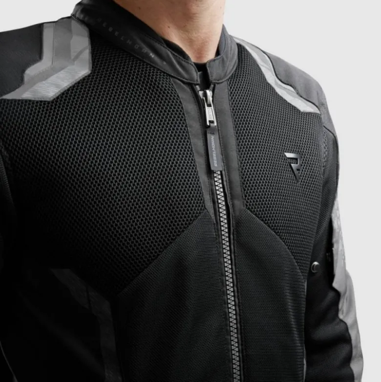 Giacca In Tessuto Rebelhorn Jax Nero Grigio