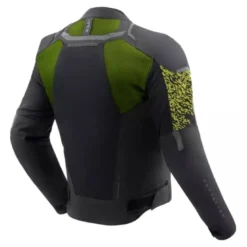 Giacca In Tessuto Rebelhorn Jax Nero Grigio Giallo Fluo