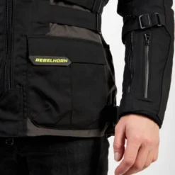 Giacca In Tessuto Rebelhorn Patrol Nero Giallo Fluo