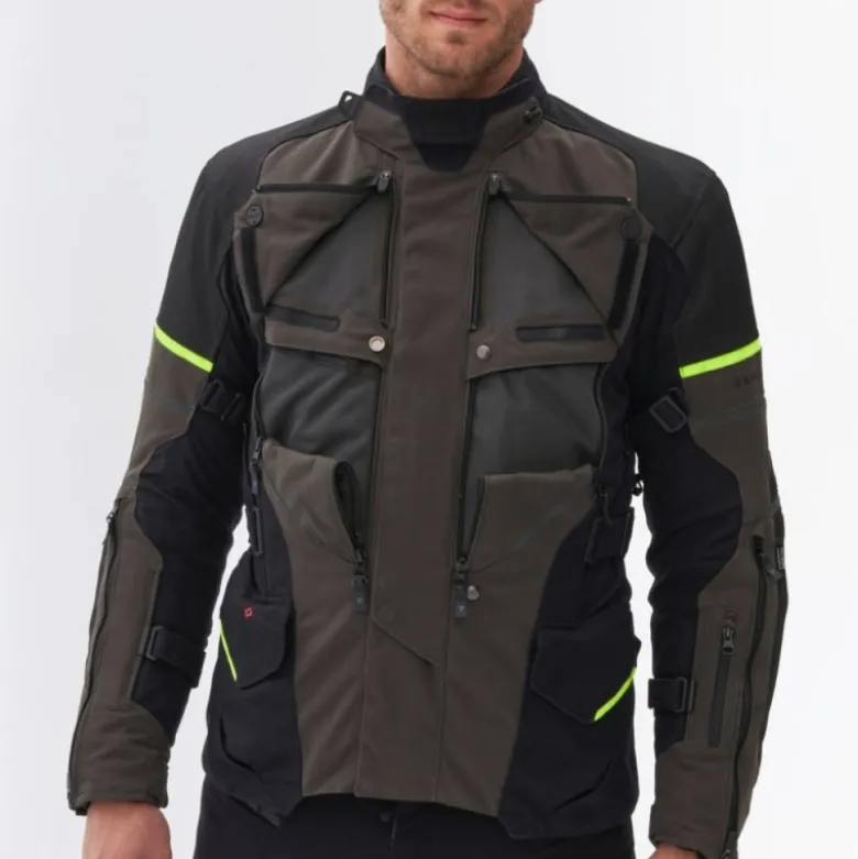 Giacca In Tessuto Rebelhorn Range Antracite Nero Giallo Fluo
