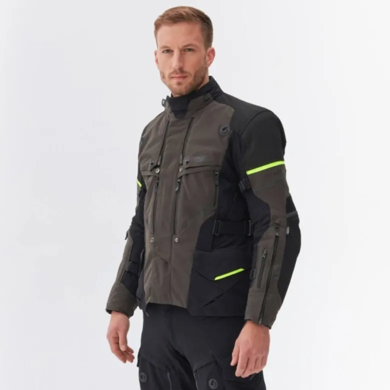 Giacca In Tessuto Rebelhorn Range Antracite Nero Giallo Fluo