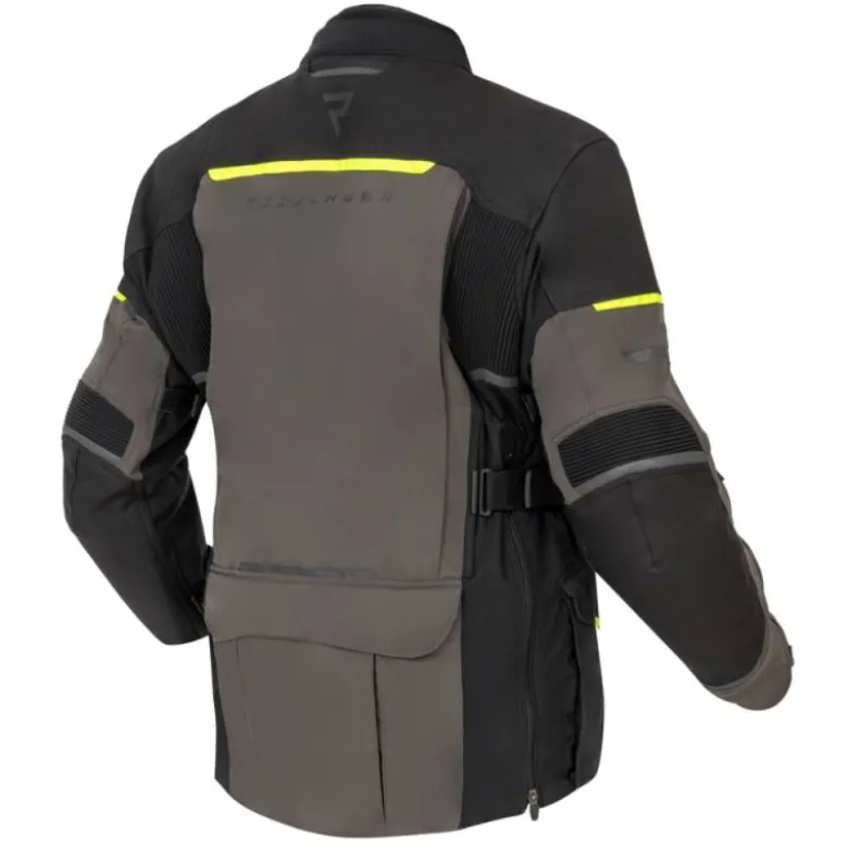 Giacca In Tessuto Rebelhorn Range Antracite Nero Giallo Fluo