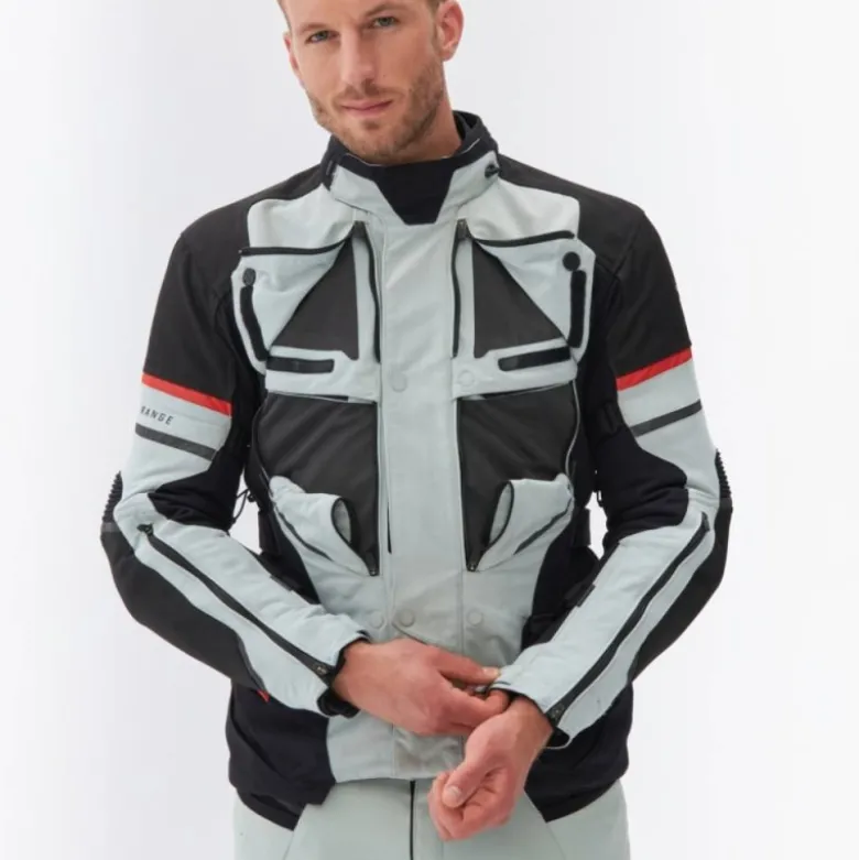 Giacca In Tessuto Rebelhorn Range Nero Grigio Rosso