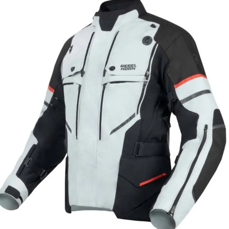 Giacca In Tessuto Rebelhorn Range Nero Grigio Rosso