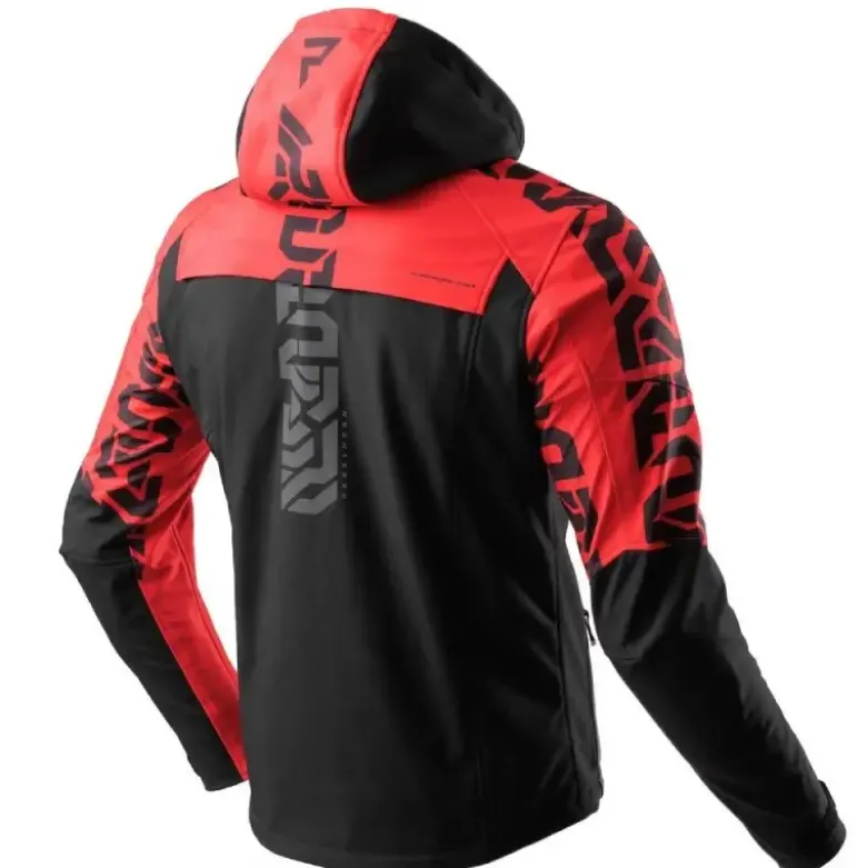 Giacca In Tessuto Rebelhorn Slash Nero Rosso