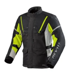 Giacca In Tessuto Revit Horizon 3 H2O Nero Giallo Neon