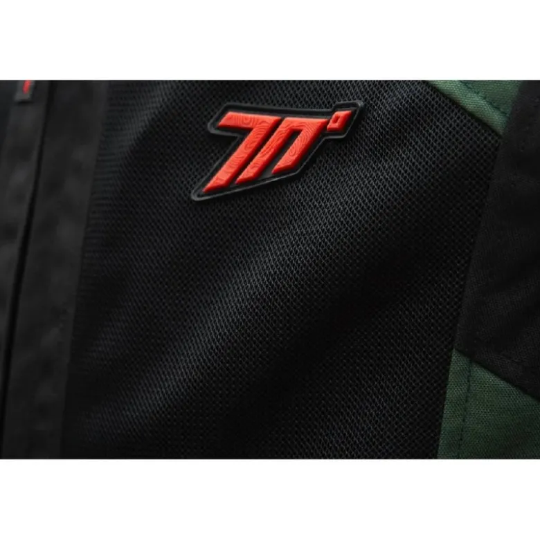 Giacca In Tessuto Seventy SD-JT66 Sahara Verde Militare Rosso