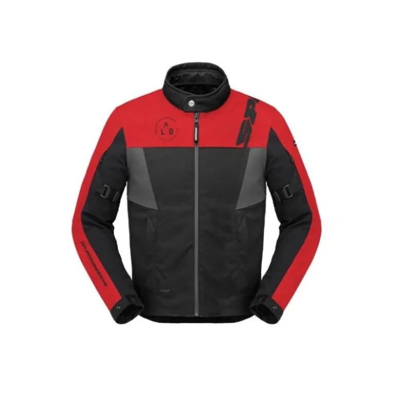 Giacca In Tessuto Spidi Corsa H2Out Rosso Nero