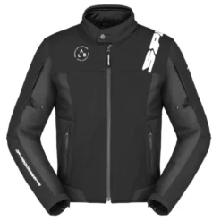 Giacca In Tessuto Spidi Corsa Tex Nero Bianco