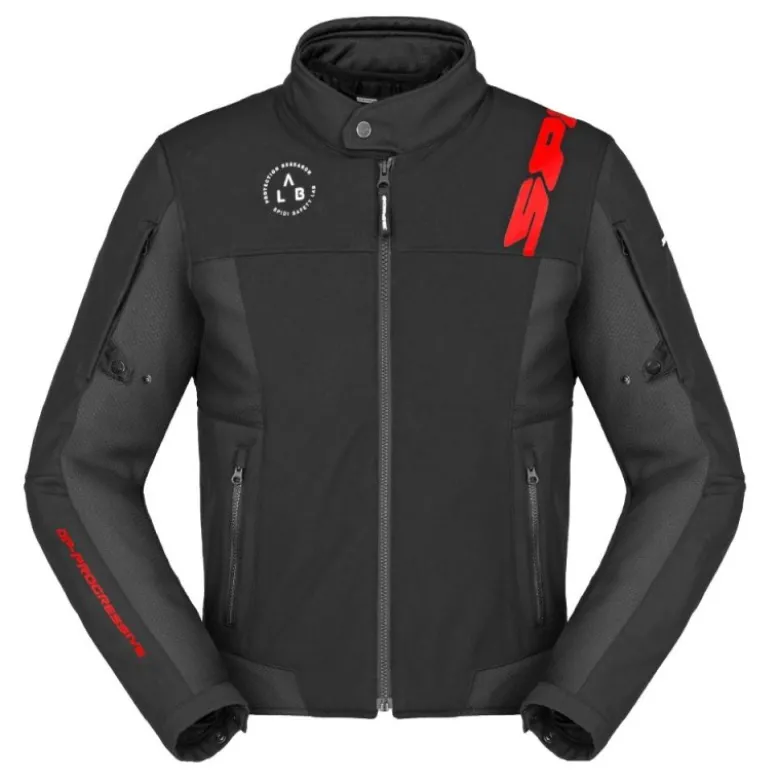 Giacca In Tessuto Spidi Corsa Tex Rosso