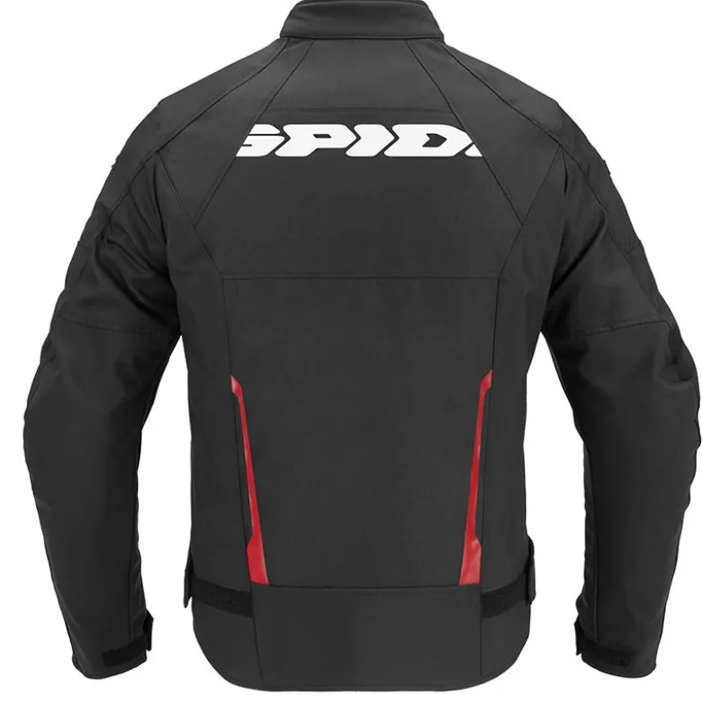 Giacca in Tessuto Spidi Dragon H2Out Nero Rosso