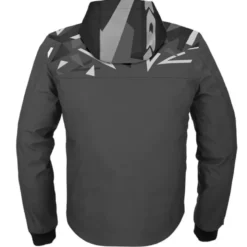Giacca in Tessuto Spidi Hoodie Evo Sport Antracite Nero