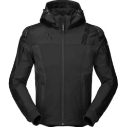 Giacca in Tessuto Spidi Hoodie Warrior Nero