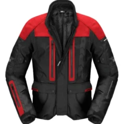 Giacca in Tessuto Spidi H2Out Traveler 3 Evo Nero Rosso