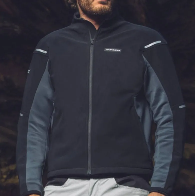 Giacca In Tessuto Spidi Mission-T Softshell Nero