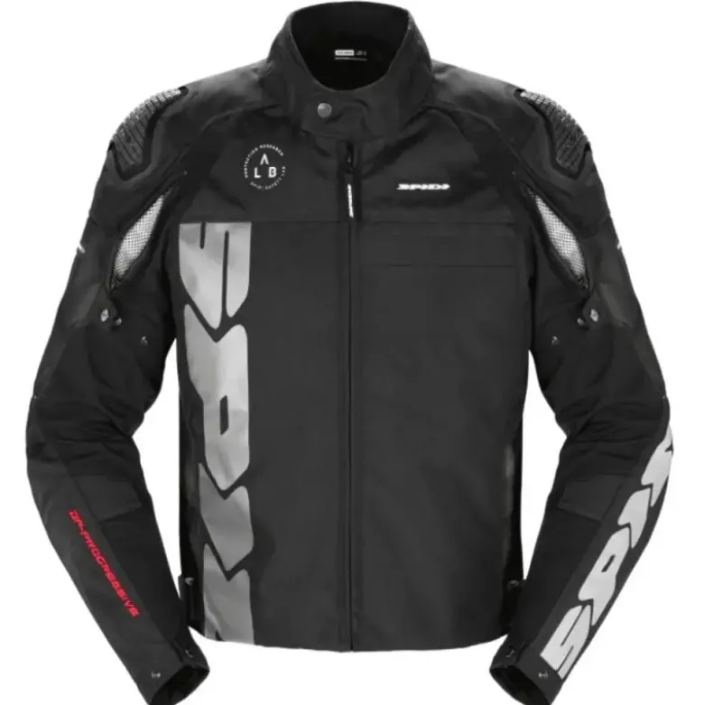 Giacca in Tessuto Spidi Progressive Tex Nero