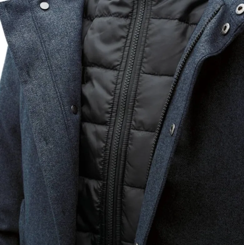 Giacca In Tessuto Tucano Urbano Carcoat Aampezzo Blu Scuro