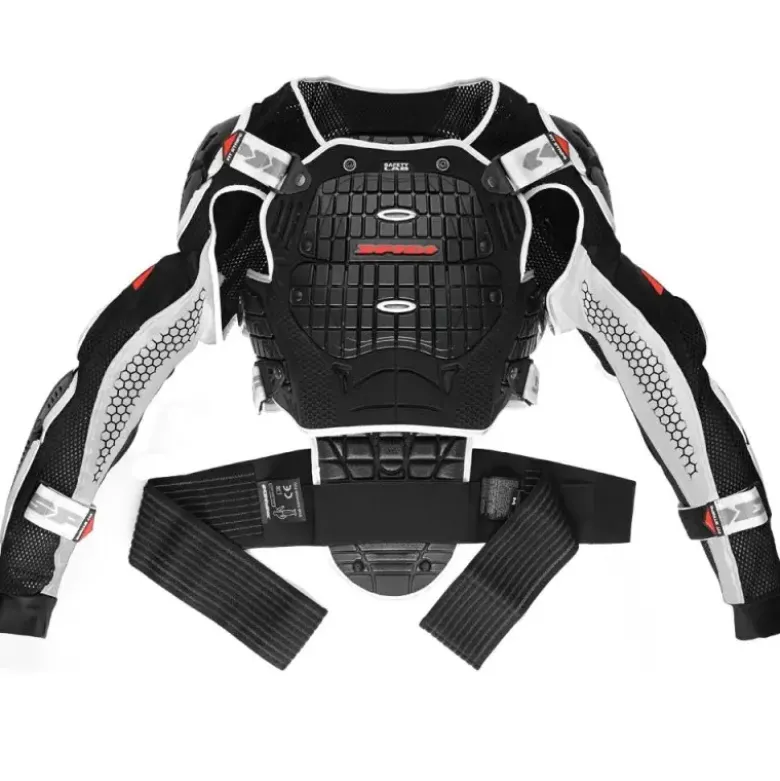 Giacca Protettiva Spidi Warrior Jacket Nero Bianco