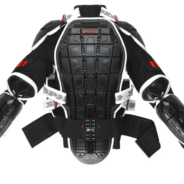 Giacca Protettiva Spidi Warrior Jacket Nero Bianco