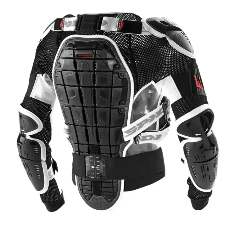 Giacca Protettiva Spidi Warrior Jacket Nero Bianco