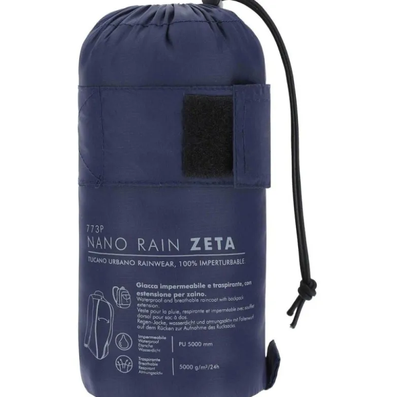 Giacca Tucano Urbano Nano Rain Zeta Blu