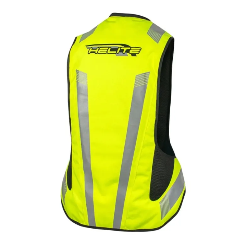 Gilet Airbag Elettronico Per Moto Helite E-Turtle Giallo Alta Visibilità